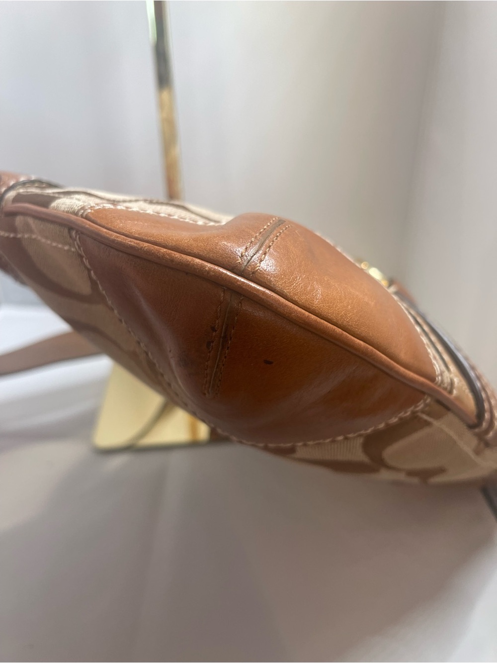 Coach Hampton Signature Tricolor Patchwork Hobo Bag - Picture 5 of 10